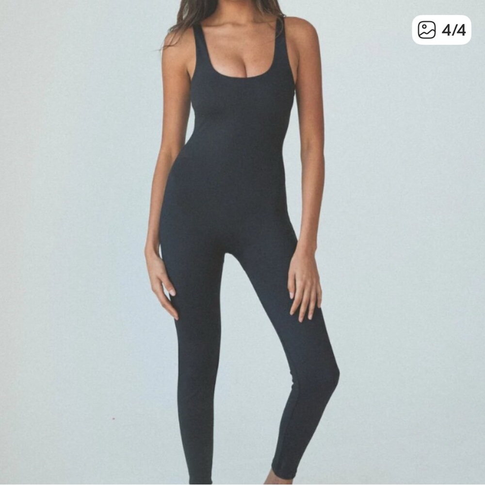 Black Sleeveless Jumpsuit